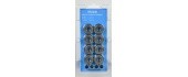 Chrome Bearings Mico Abec-7, 8pcs.