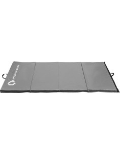 Sulankstomas gimnastikos čiužinys HMS Premium MGS01, 2400 x 1200 mm, pilkas