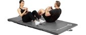 Foldable Gymnastic Mattress HMS Premium MGS01, 2400x1200mm, Gray 