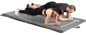 Foldable Gymnastic Mattress HMS Premium MGS01, 2400x1200mm, Gray 