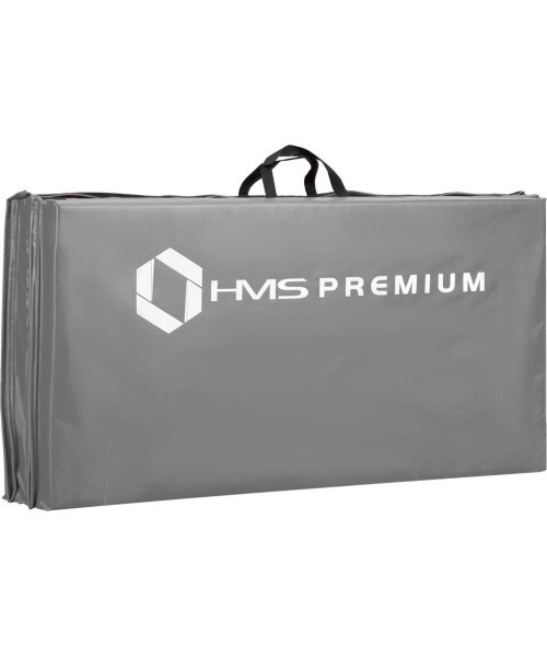 Foldable Gymnastic Mattress HMS Premium MGS01, 2400x1200mm, Gray 