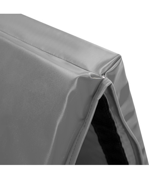 Foldable Gymnastic Mattress HMS Premium MGS01, 2400x1200mm, Gray 