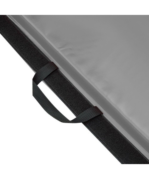 Foldable Gymnastic Mattress HMS Premium MGS01, 2400x1200mm, Gray 