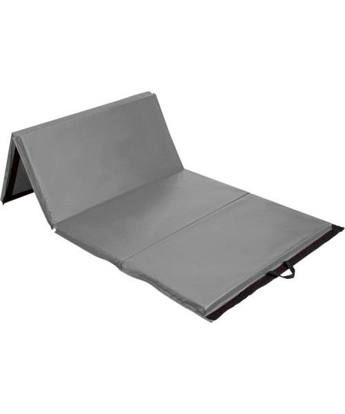 Sulankstomas gimnastikos čiužinys HMS Premium MGS01, 2400 x 1200 mm, pilkas