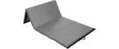 Foldable Gymnastic Mattress HMS Premium MGS01, 2400x1200mm, Gray 