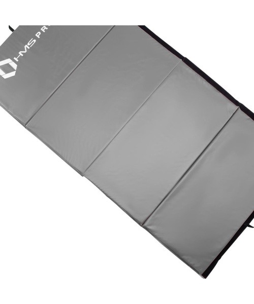 Foldable Gymnastic Mattress HMS Premium MGS01, 2400x1200mm, Gray 