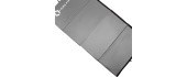 Foldable Gymnastic Mattress HMS Premium MGS01, 2400x1200mm, Gray 