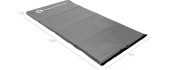 Sulankstomas gimnastikos čiužinys HMS Premium MGS01, 2400 x 1200 mm, pilkas