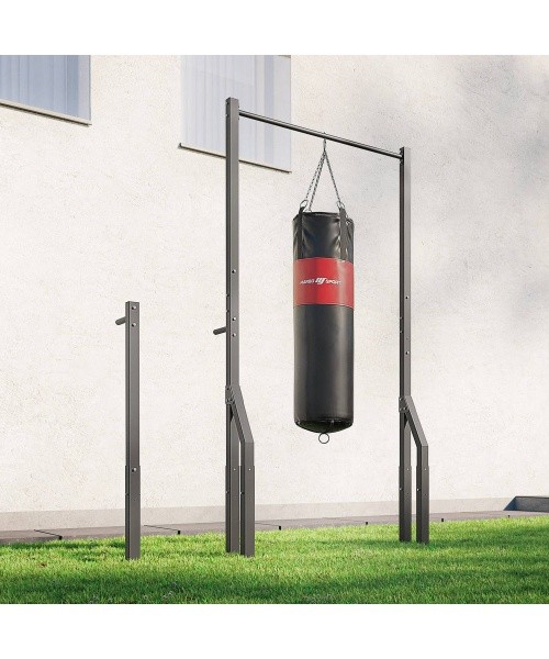 External pull-up bar with bag holder and short handrails for dips MO-Z3 - Marbo Sport