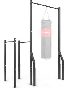 External pull-up bar with bag holder and long dip handrails MO-Z2 - Marbo Sport