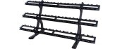 Three-Shelf Single-Handed Dumbbell Rack inSPORTline GymRack III