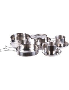 COOK SET STAINLESS STEEL 8-PCS.
