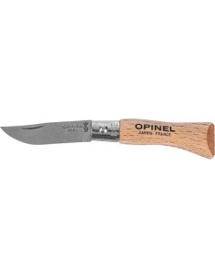 Opinel 02 inox beech knife
