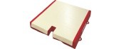 CUSTOM LANDING MAT FOR BEAM - WITH BASE CUT-OUTS - 200 x 200 x 20 cm