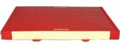 SAFETY MAT FOR APPARATUS LANDING - DUAL DENSITY - PVC COVER - WITH ATTACHMENT STRIPS - 240 x 200 x 20 cm