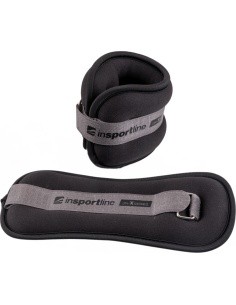 Kulkšnių / riešų svarmenys inSPORTline ON-X Neoprener 2 x 2 kg