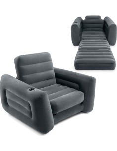 Inflatable chair mattress recliner bed 2-in-1 INTEX 66551