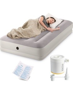 Inflatable mattress for sleeping 191x99x30 cm single person with USB pump INTEX 64177