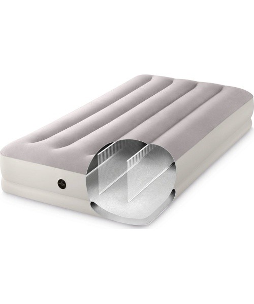 Inflatable mattress for sleeping 191x99x30 cm single person with USB pump INTEX 64177