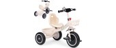 Tricycle tricycle non-slip handles bell basket beige ECOTOYS