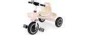Tricycle tricycle non-slip handles bell basket beige ECOTOYS