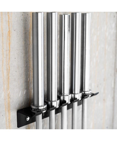 STR45 WALL MOUNTED OLYMPIC BAR RACK COMMERCIAL HMS
