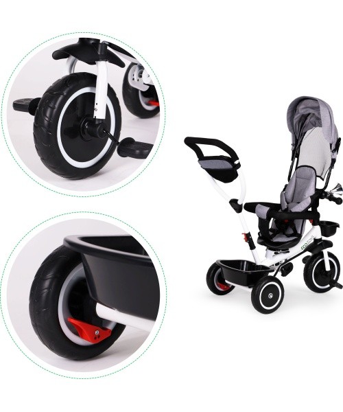 Triratukas su pasukama sėdyne Ecotoys