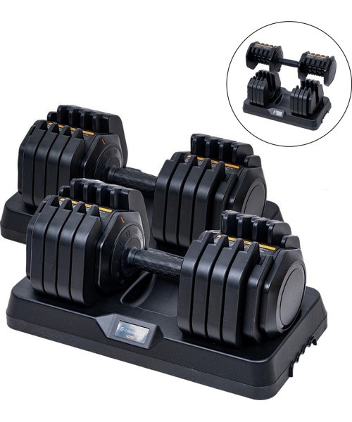 Adjustable Single-Handed Dumbbell Set inSPORTline DuraBell® 2 x 5 – 41 kg