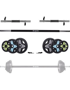 Štangos komplektas inSPORTline Pumpstar Plus 2 – 20 kg