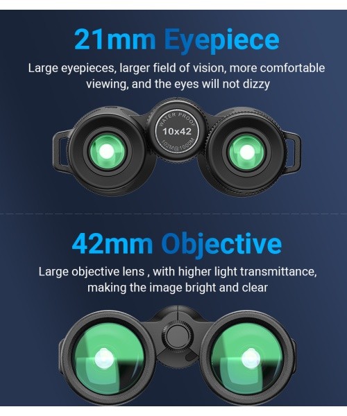10x42 Waterproof Binoculars Apexel