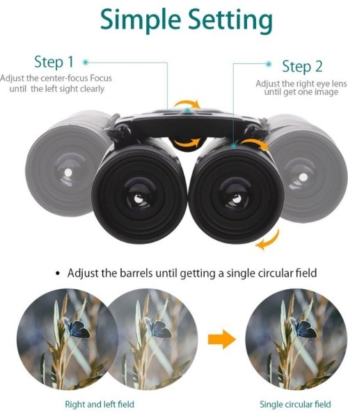8x21 Binoculars Apexel