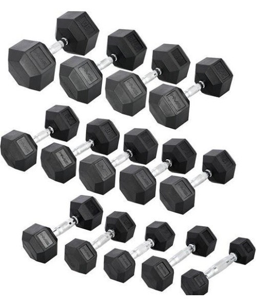 Hantelis HMS Hex Pro - 18 kg