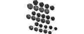 HEX PRO DUMBBELL HMS - 18 kg