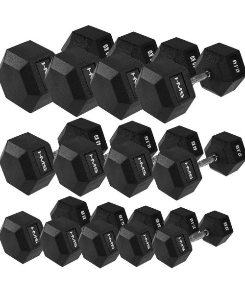 Hantelis HMS Hex Pro - 35 kg