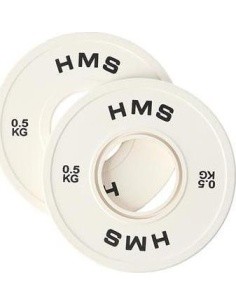 Olimpinis bumper svorio diskas CBRS05 HMS - 2x0.5kg