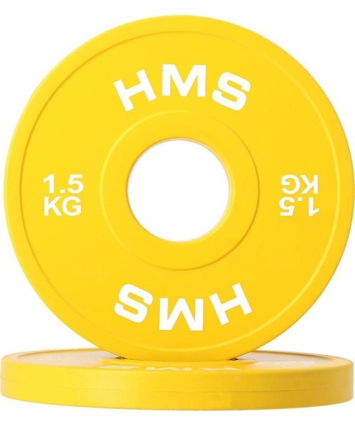 Olimpinis bumper svorio diskas CBRS05 HMS - 2x1.5kg