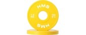 Olimpinis bumper svorio diskas CBRS05 HMS - 2x1.5kg