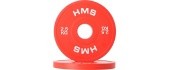 Olimpinis bumper svorio diskas CBRS05 HMS - 2 x 2,5 kg