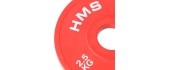 Olimpinis bumper svorio diskas CBRS05 HMS - 2 x 2,5 kg