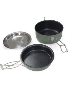Origin Outdoors aliuminio virtuvės rinkinys „Snap-Pack“