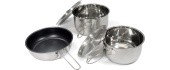 Origin Outdoors Stainless Steel Cooking Set 'Non-Stick'