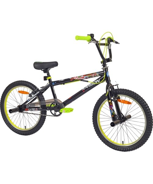 Dviratis Karbon BMX 20 black-lime