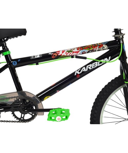 Dviratis Karbon BMX 20 black-green