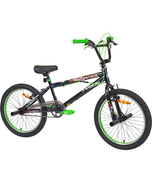 Dviratis Karbon BMX 20 black-green