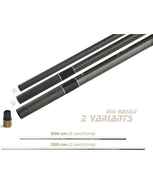 Pašeko koto rankena ZFISH Tactical Landing Net 3,0 m