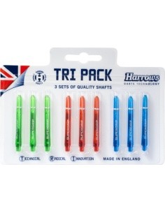 Dart Shafts Harrows Supergrip Tri Pack Medium Colour