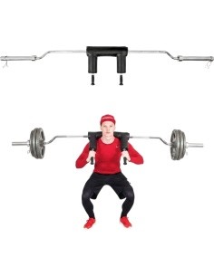 Olimpinė saugaus pritūpimo štanga inSPORTline Squabar 239,3 cm / 50 mm, 25,5 kg, iki 317 kg, su užraktais