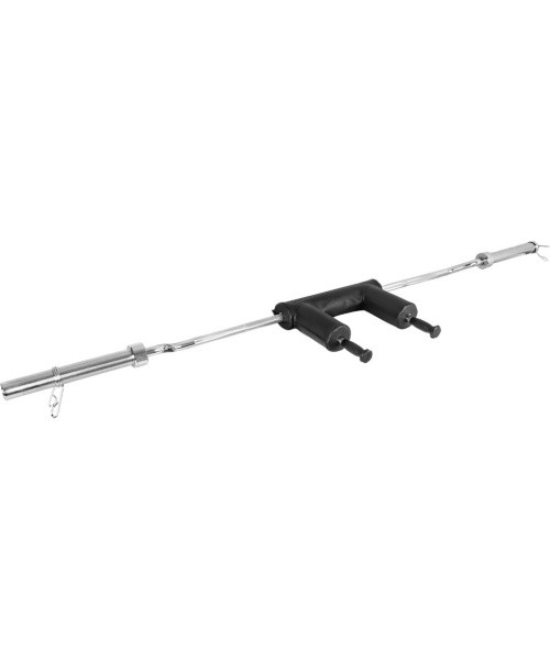 Olympic Safety Squat Bar inSPORTline Squabar– 239.3 cm / 50 mm – 25.5 kg, 317 kg Capacity, with Collars