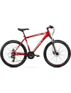 Romet Rambler R6.2 2025 bicycle, red-white-grey