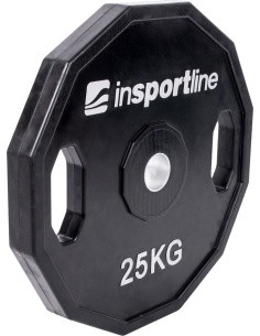 Guma dengtas svorio diskas inSPORTline Ruberton 25 kg